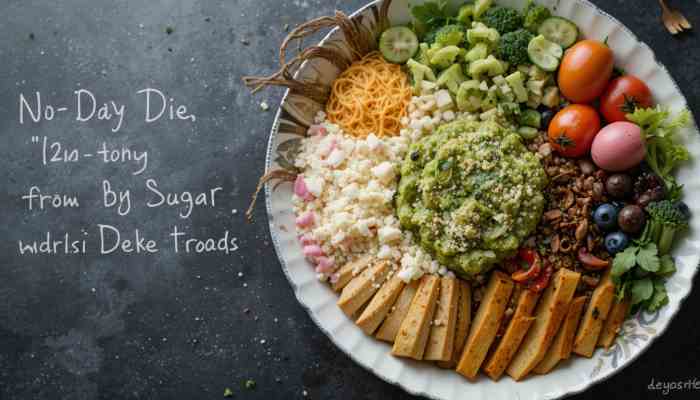 14-Day No Sugar Diet Food List