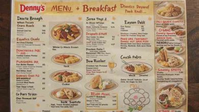 Dennys Breakfast Menu